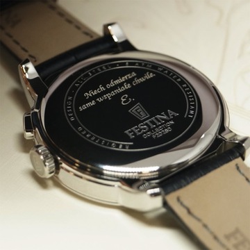 Zegarek Festina 20561/4 Timeless Chronograph na czarnym pasku