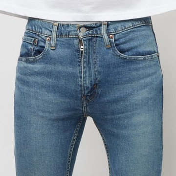 Spodnie jeansy męskie LEVI'S niebieskie W36