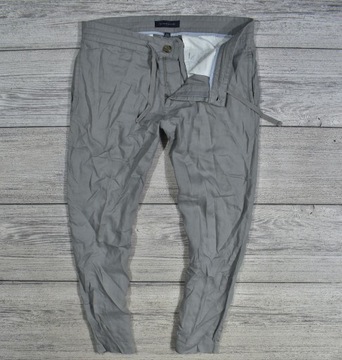 Tommy Hilfiger Chinos Lniane Spodnie Męskie 33/30