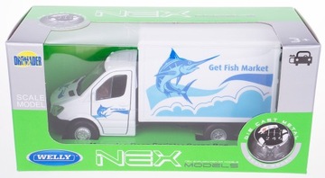 ГРУЗОВОЙ БОКС MERCEDES-BENZ SPRINTER МОДЕЛЬ WELLY 1:34