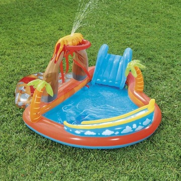 BESTWAY Надувной детский бассейн с водой LAVA LAGOON 265x265x104 см 53069