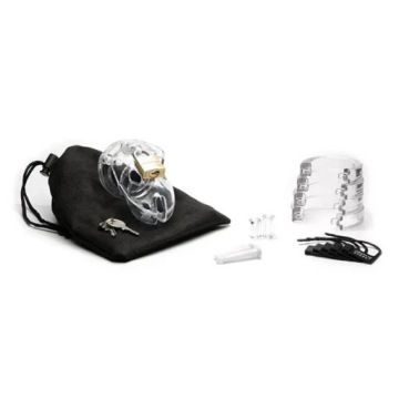 Поликарбонатный пояс целомудрия CB-X Mr Stubb Chastity Cage Clear