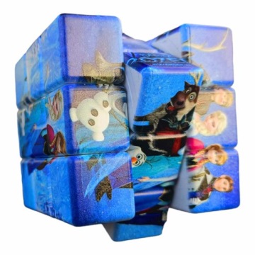 ЗАМОРОЖЕННЫЙ КУБИК РУБИКА ЛОГИЧЕСКАЯ ИГРА 6 см