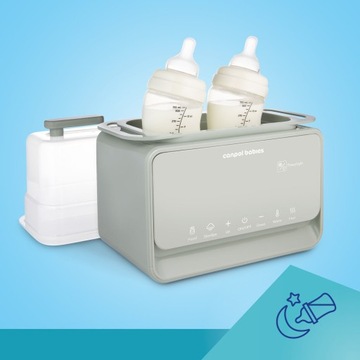 Обогреватель и стерилизатор и стерилизатор Canpole Babies с термостатом и прикроватной лампой