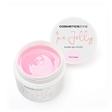 Żel do przedłużania paznokci UV LED galaretka ICE JELLY Pink Mask 15ml