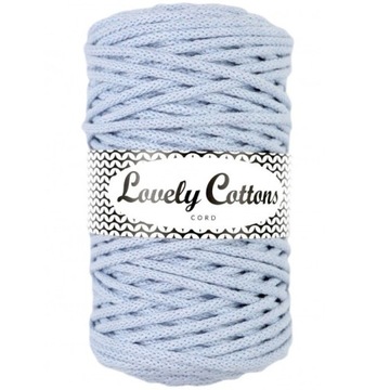 Sznurek bawełniany Lovely Cotton 5mm 100m Błękitny