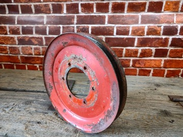 Stare stalowe koło pasowe 27,5 cm na pasek 27 mm