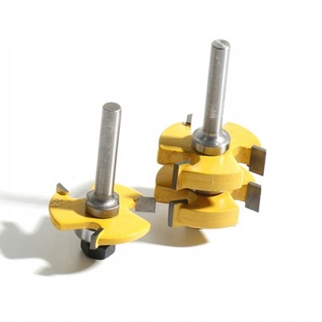 Набор пазов, шпунтов и пазов, фреза по дереву 8мм.