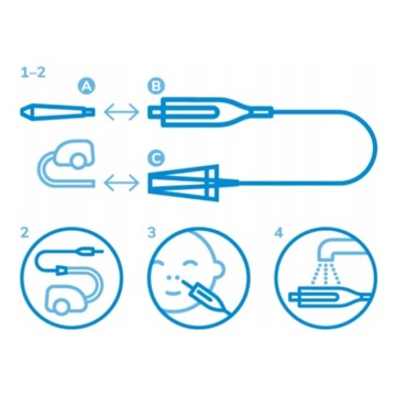 KATAREK ASPIRATOR ODCIĄGACZ DO NOSA DO ODKURZACZA
