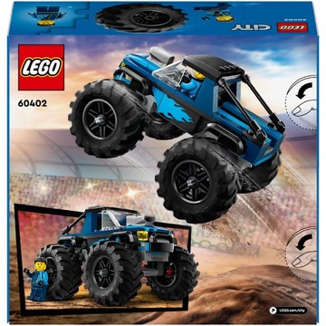 ZABAWKA KONSTRUKCYJNA KLOCKI LEGO CITY SAMOCHODY MONSTER TRUCK DLA 5 LATKA+