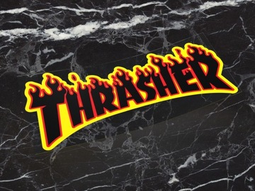 Naklejka THRASHER 5 x 2 cm skate swag supreme vans #2