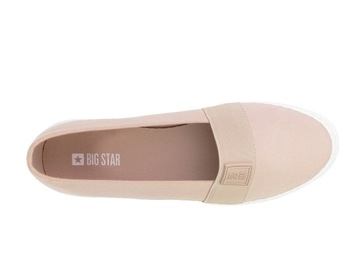 BALERINY damskie buty BIG STAR LL274202 WSUWANE 39