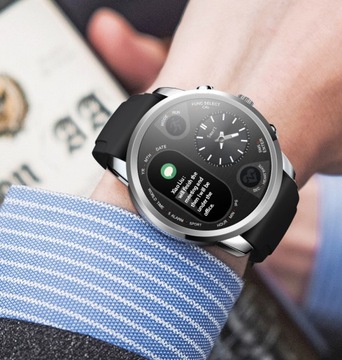 МУЖСКИЕ ЧАСЫ 2в1 SMARTWATCH XXL МОНИТОР АРТЕРИАЛЬНОГО ДАВЛЕНИЯ
