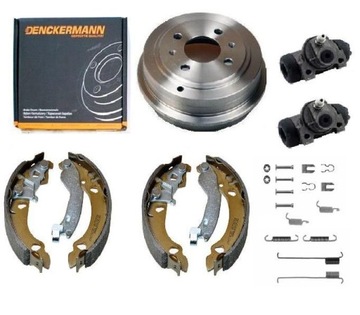 BĘBNY SZCZĘKI CYLINDERKI FIAT PANDA II BEZ ABS KPL