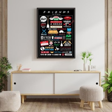 Мотивы из серии Друзья Плакат 61х91,5 см