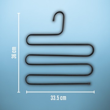 ВЕШАЛКА ДЛЯ БРЮК ДЛЯ ГАРДЕРОБА, 5 ПАР, ЖИДКАЯ