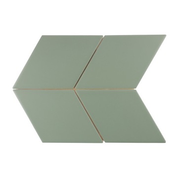 mozaika ceramiczna romb khaki mat