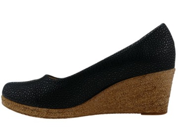 Туфли ЖЕНСКИЕ КЛАССИЧЕСКИЕ ЧЕРНЫЕ НА ТЕЛЕЖКЕ, размер 37