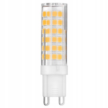 6 светодиодных ламп G9 10 Вт = 85 Вт теплый нейтральный холодный Premium LEDLUX не мигает