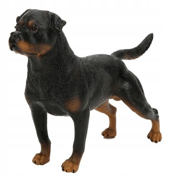 FIGURA OGRODOWA DUŻY SIEDZĄCY ROTTWEILER model