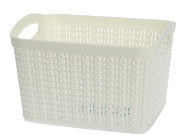 KOSZYK KOSZ WILLOW 3,3L PROSTOKĄTNY BIAŁY