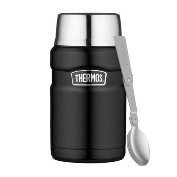 Termos obiadowy na jedzenie zupę łyżka kubek stal nierdzewna Thermos 710 ml