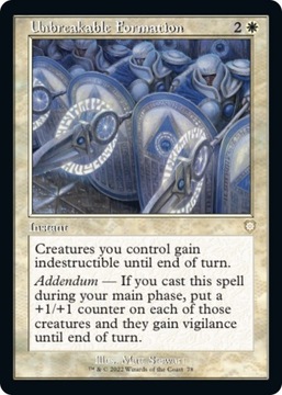 MTG Unbreakable Formation *Retro-Frame* (R)
