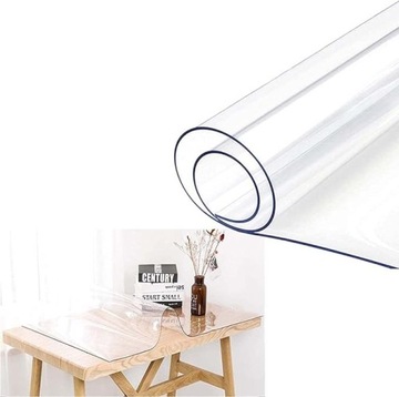 MIĘKKIE SZKŁO MTX mata podkładka blat stół 2mm gruba 80X140