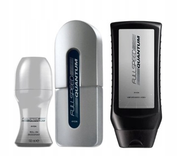 Zestaw Avon Full Speed Quantum dla Mężczyzn - 3 Elementy