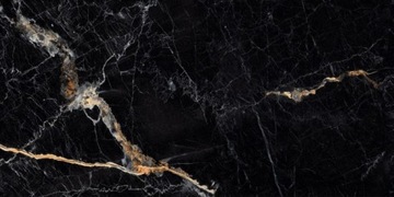 НАПОЛЬНАЯ ПЛИТКА COSMIC ЧЕРНАЯ 60X120 ГЛЯНЦЕВЫЙ МРАМОР
