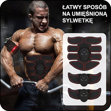 HIT ELEKTROSTYMULATOR MIĘŚNI BRZUCHA NÓG UD RAMION