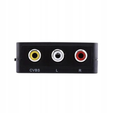 АДАПТЕР-ПРЕОБРАЗОВАТЕЛЬ HDMI В AV RCA CINCH 1080P, СОВМЕСТИМЫЙ HDMI 1.3