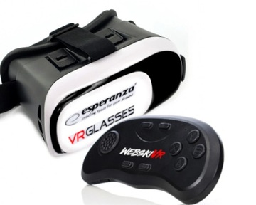 OKULARY GOGLE WIRTUALNE VR 3D Z PADEM BLUETOOTH