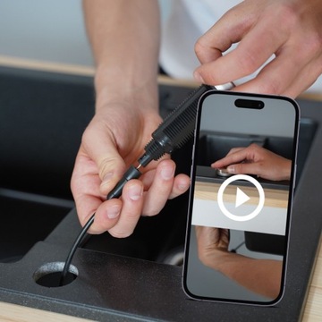 Ручка автоматического сифона для раковины