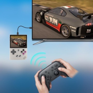 Портативная мобильная игровая консоль Anbernic RG35XX Plus в стиле ретро, ​​64 ГБ, 5000 игр