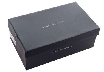 TOMMY HILFIGER BUTY MĘSKIE TRAMPKI HARLOW BLACK 45