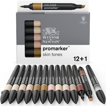 PROMARKER ZESTAW 12+1 SKIN TONES Winsor&Newton