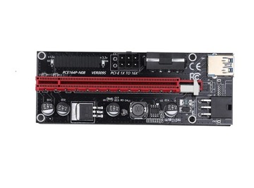 Zestaw 4szt Riser 009S GOLD USB 3.0 PCI-E 1x-16x