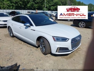 Audi A5 F5 S5 Sportback 3.0 TFSI 354KM 2018 Audi S5 Coupe 2018r., 4x4, 3.0L 3.0 Benzyna 354KM