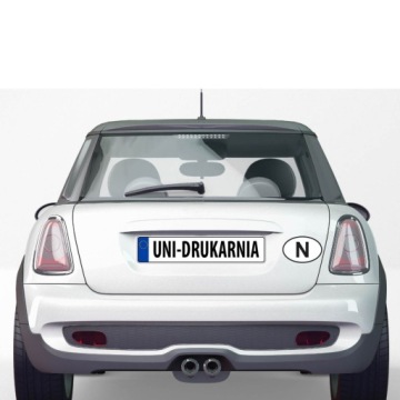 Наклейка на автомобиль Норвегия - N