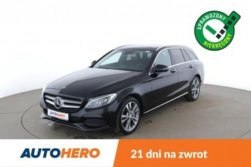 Mercedes Klasa C W205 2018 Mercedes C 350 Plug-In, full LED, skóra,