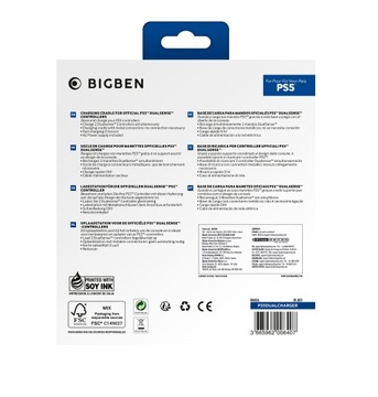 Двойное зарядное устройство BigBen для планшетов PS5 DualSense