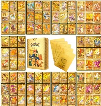Карты Golden Pokemon устанавливают 55 шт коллекционера