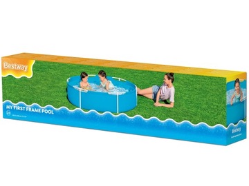 КАРКАСНЫЙ БАССЕЙН ДЛЯ ДЕТЕЙ 152х38см 56283 BESTWAY My First Pool 580л