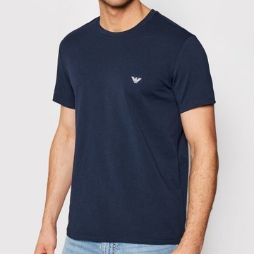 Emporio Armani t-shirt koszulka męska granatowa S