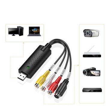 do przetwornik cyfrowy konwerter USB 2.0 do RCA ws