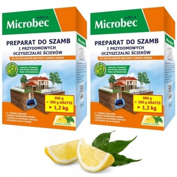 MICROBEC BAKTERIE PREPARAT DO SZAMBA 1.2kg PAKIET