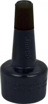 Tusz do stempli pieczątek 30 ml czarny