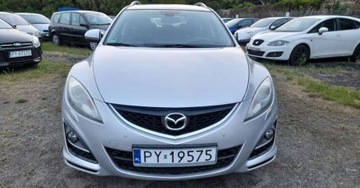 Mazda 6 II Kombi 2.2 MZR-CD 163KM 2010 Mazda 6 Mazda 6 Mega wyposazona zarejes.1 wlasciciel USZKODZONA czytaj opis, zdjęcie 5