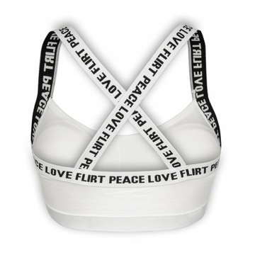 SPORTS BRA TOP бюстгальтер с надписями PUSH UP